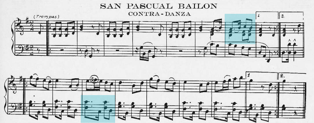 partitura 'San Pascual bailon'